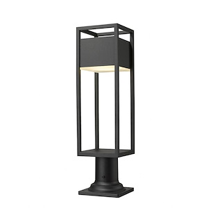 Green Parc - 14W 1 LED Outdoor Pier Mount Light In Architectural Style-23.25 Inches Tall and 6.25 Inches Wide - 1258603