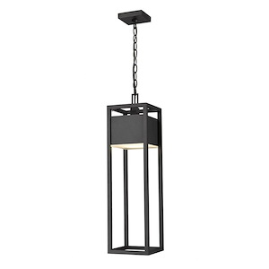 Green Parc - 14W 1 LED Outdoor Chain Mount Lantern in Metropolitan Style - 7 Inches Wide by 26.75 Inches High - 1257636