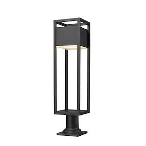 Green Parc - 14W 1 LED Outdoor Pier Mount Light In Architectural Style-29 Inches Tall and 7 Inches Wide - 1257450