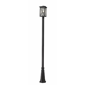 Senghennydd Place - 1 Light Outdoor Post Mount Lantern in Tuscan Style - 10 Inches Wide by 113.5 Inches High - 1257489