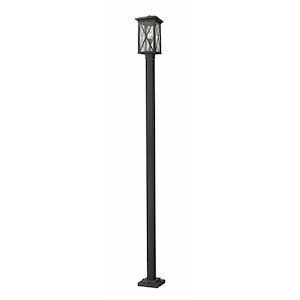 Senghennydd Place - 1 Light Outdoor Post Mount Lantern in Tuscan Style - 9.5 Inches Wide by 112.75 Inches High - 1258226