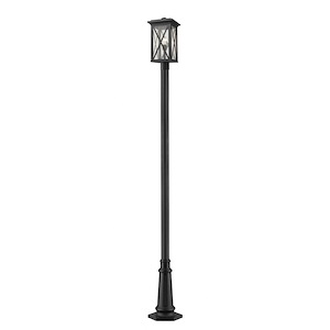 Senghennydd Place - 1 Light Outdoor Post Mount Lantern in Tuscan Style - 12.5 Inches Wide by 113.5 Inches High - 1262815
