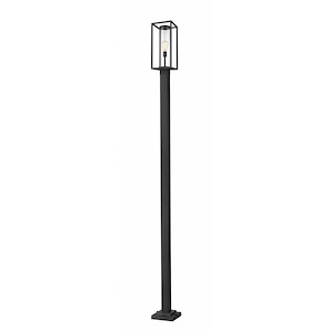 Newby Head - 1 Light Outdoor Post Mount Lantern in Industrial Style - 9.25 Inches Wide by 114.25 Inches High - 1257617