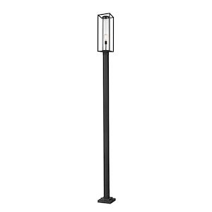 Newby Head - 1 Light Outdoor Post Mount Lantern in Industrial Style - 9.25 Inches Wide by 120.25 Inches High - 1261869
