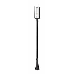 Newby Head - 1 Light Outdoor Post Mount Lantern in Industrial Style - 10 Inches Wide by 121.75 Inches High - 1258933