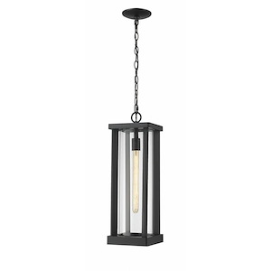 Piggott Grove - 1 Light Outdoor Chain Mount Lantern in Industrial Style - 7.5 Inches Wide by 22.25 Inches High