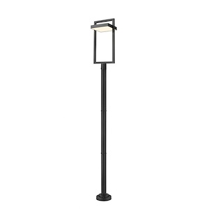 Furlong Street - 27W 1 LED Outdoor Post Mount Lantern in Contemporary Style - 11.75 Inches Wide by 104.25 Inches High - 1259674