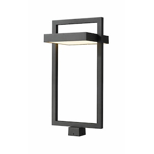 Furlong Street - 27W 1 LED Outdoor Post Mount Lantern in Contemporary Style - 11.75 Inches Wide by 29 Inches High