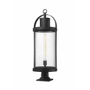 Leven Heath - 1 Light Outdoor Pier Mount Light In Period Inspired Style-33.25 Inches Tall and 12 Inches Wide - 1259695
