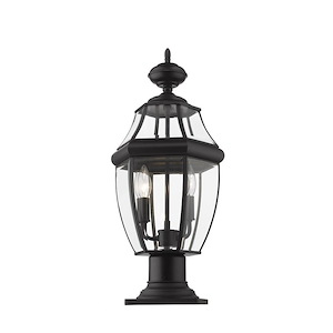 Salisbury Passage - 2 Light Outdoor Pier Mount Light In Traditional Style-20.25 Inches Tall and 10 Inches Wide - 1259172