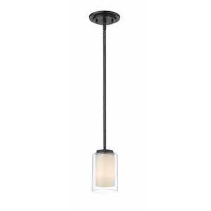 Browns Maltings - 1 Light Mini Pendant in Metropolitan Style - 5.5 Inches Wide by 54.5 Inches High - 1262821