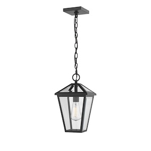 Keats Cloisters - 1 Light Outdoor Chain Mount Lantern in Traditional Style - 8.25 Inches Wide by 14.25 Inches High - 1259578