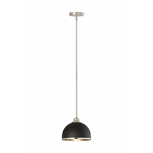 Glendale Bank - 1 Light Pendant In Transitional Style-7.5 Inches Tall and 10 Inches Wide - 1262474