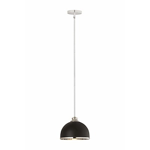 Glendale Bank - 1 Light Pendant In Transitional Style-7.5 Inches Tall and 10 Inches Wide - 1262765