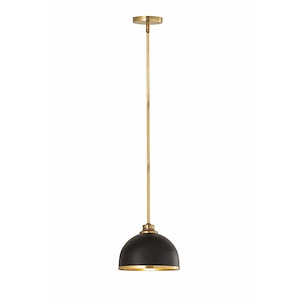 Glendale Bank - 1 Light Pendant In Transitional Style-7.5 Inches Tall and 10 Inches Wide - 1261894