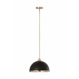 Glendale Bank - 1 Light Pendant In Transitional Style-9 Inches Tall and 14 Inches Wide - 1261835