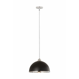 Glendale Bank - 1 Light Pendant In Transitional Style-9 Inches Tall and 14 Inches Wide - 1257826
