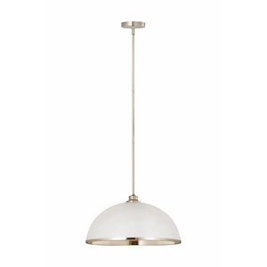 Glendale Bank - 1 Light Pendant In Transitional Style-10 Inches Tall and 20 Inches Wide - 1259616