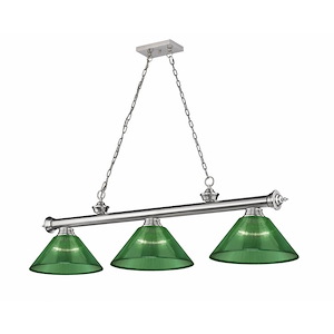 Frodingham South Road - 3 Light Billiard In Traditional and Classical Style-18.75 Inches Tall and 14 Inches Wide - 1262791