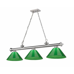 Frodingham South Road - 3 Light Billiard In Traditional and Classical Style-18.75 Inches Tall and 14 Inches Wide - 1261210
