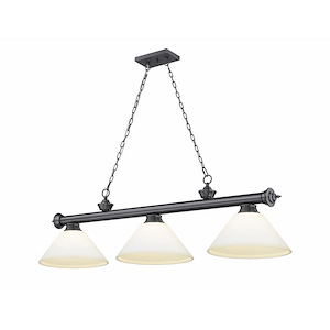 Frodingham South Road - 3 Light Billiard In Traditional and Classical Style-18.75 Inches Tall and 14 Inches Wide - 1259952