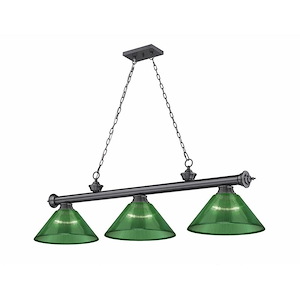 Frodingham South Road - 3 Light Billiard In Traditional and Classical Style-18.75 Inches Tall and 14 Inches Wide - 1260304
