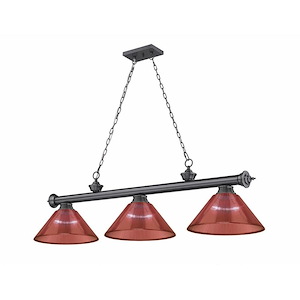 Frodingham South Road - 3 Light Billiard In Traditional and Classical Style-18.75 Inches Tall and 14 Inches Wide - 1260945