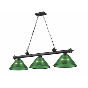 Frodingham South Road - 3 Light Billiard In Traditional and Classical Style-18.75 Inches Tall and 14 Inches Wide - 1257611