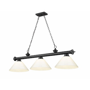 Frodingham South Road - 3 Light Billiard In Traditional and Classical Style-18.75 Inches Tall and 14 Inches Wide - 1257218