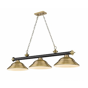 Frodingham South Road - 3 Light Billiard In Traditional and Classical Style-18.75 Inches Tall and 14 Inches Wide - 1259113