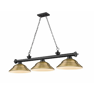 Frodingham South Road - 3 Light Billiard In Traditional and Classical Style-18.75 Inches Tall and 14 Inches Wide - 1262100