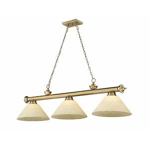 Frodingham South Road - 3 Light Billiard In Traditional and Classical Style-18.75 Inches Tall and 14 Inches Wide - 1258384