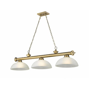 Frodingham South Road - 3 Light Billiard In Traditional and Classical Style-18.75 Inches Tall and 14 Inches Wide - 1260974