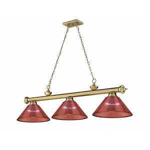 Frodingham South Road - 3 Light Billiard In Traditional and Classical Style-18.75 Inches Tall and 14 Inches Wide - 1258161