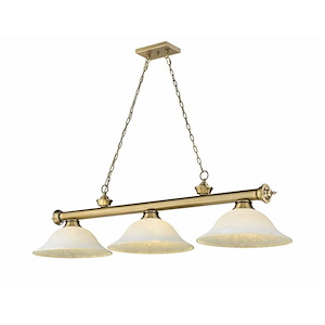 Frodingham South Road - 3 Light Billiard In Traditional and Classical Style-18.75 Inches Tall and 14 Inches Wide - 1259116