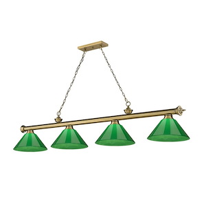 Frodingham South Road - 4 Light Billiard In Traditional and Classical Style-18.75 Inches Tall and 14 Inches Wide - 1256947