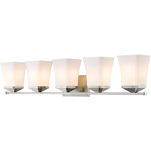 Elgin Spinney - 5 Light Vanity Light Fixture In Traditional Style-7.75 Inches Tall and 38 Inches Wide - 1257038