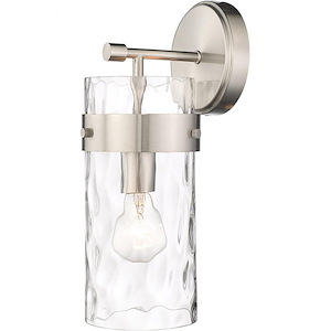 Edith Acres - 1 Light Wall Sconce In Transitional Style-14 Inches Tall and 5.5 Inches Wide