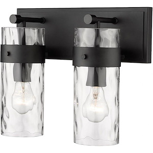 Edith Acres - 2 Light Vanity Light Fixture In Transitional Style-11.25 Inches Tall and 14 Inches Wide - 1259238