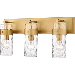 Edith Acres - 3 Light Vanity Light Fixture In Transitional Style-11.25 Inches Tall and 24 Inches Wide - 1259515