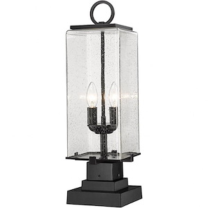 Longlands Row - 2 Light Outdoor Pier Mount In Contemporary Style-22.5 Inches Tall and 6.75 Inches Wide - 1262902