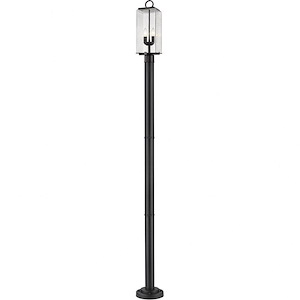Longlands Row - 2 Light Outdoor Post Mount In Contemporary Style-94 Inches Tall and 9 Inches Wide - 1257473