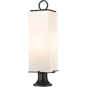Longlands Row - 3 Light Outdoor Pier Mount In Contemporary Style-28.5 Inches Tall and 8.25 Inches Wide - 1262885