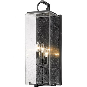 Longlands Row - 3 Light Outdoor Wall Sconce In Contemporary Style-24.75 Inches Tall and 7.5 Inches Wide - 1257997