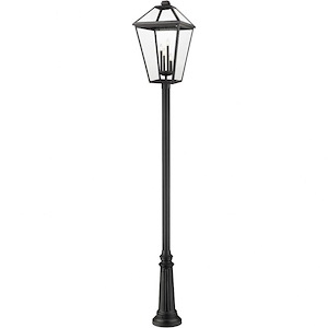 Keats Cloisters - 4 Light Outdoor Post Mount In Transitional Style-128.75 Inches Tall and 19.5 Inches Wide - 1257219