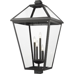 Keats Cloisters - 4 Light Outdoor Post Mount In Transitional Style-33.75 Inches Tall and 19.5 Inches Wide - 1257890