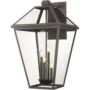Keats Cloisters - 4 Light Outdoor Wall Sconce In Transitional Style-33 Inches Tall and 19.5 Inches Wide - 1261360