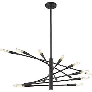Norton Strand - 16 Light Chandelier In Architectural Style-15 Inches Tall and 32 Inches Wide - 1262548