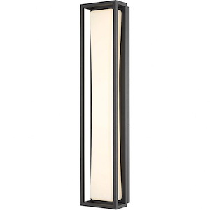 Ascot Knoll - 23W 1 LED Outdoor Wall Sconce In Sleek Style-24 Inches Tall and 5 Inches Wide - 1260268