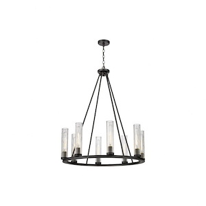 Quebec West - 8 Light Chandelier In Transitional Style-40 Inches Tall and 33 Inches Wide - 1258303